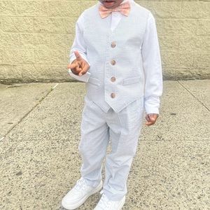 Nautica Seersucker linen suit